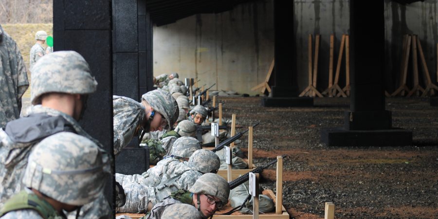 Cadets qualify on the M4/16 rifle