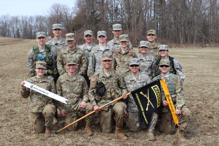 The winning team of the Arctic Ranger Challenge