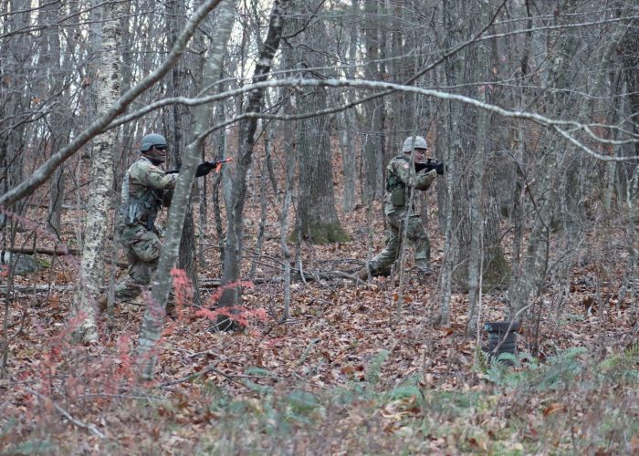 Cadets push forward during squad ambush